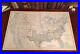 Original Antique Civil War Map UNION & CONFEDERATE BOUNDARIES June 30, 1862