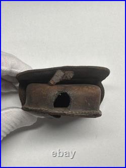 Original CIVIL War Confederate Cap Pouch Gettysburg Pickup Sherfy Farm