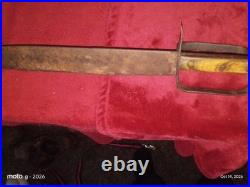 Original Civil War Confederate Bowie Knife double D Guard