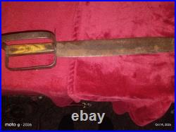 Original Civil War Confederate Bowie Knife double D Guard