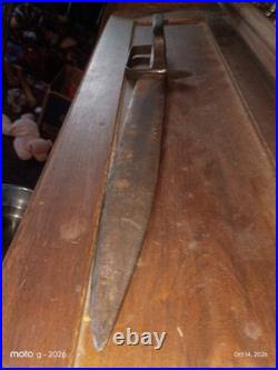 Original Civil War Confederate Bowie Knife double D Guard