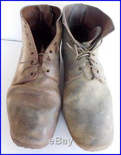 Original Civil War Confederate Brogan Shoes North Carolina