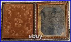 Original Civil War Confederate Tintype Photo Of 6th Virginia Cavalry Soldier