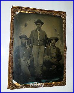 Original Civil War Image (Confederate) with Hand Tinted Buttons