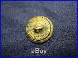 Original Confederate Cavalry CS script C non dug coat button Civil War RARE