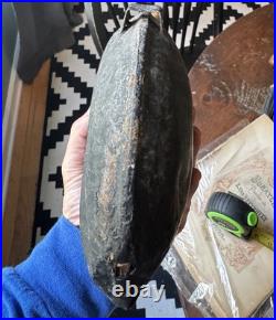 Original Confederate (Read Description!) Civil War M-1858 Tin Spout Canteen