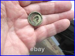 Original Confederate (i) Button Dug Gettysburg # 24