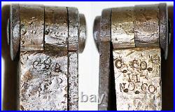 PAC-122 Civil War Confederate Brass Gang Mold Very Rare Multi-Caliber 8 Cavity