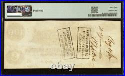PMG 62 T-39 $100 1862 WT Goodwin Signature Confederate States Banknote Civil War