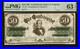 PMG 63 CT-16 $50 1861 Confederate States Civil War Contemporary Counterfeit Note