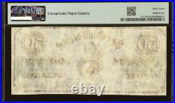 PMG 63 CT-16 $50 1861 Confederate States Civil War Contemporary Counterfeit Note