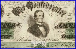 PMG 63 CT-16 $50 1861 Confederate States Civil War Contemporary Counterfeit Note