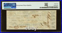 PMG 64. 1864 Texas Austin $3 Treasury Warrant, Confederate Banknote Civil War