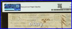 PMG 64. 1864 Texas Austin $3 Treasury Warrant, Confederate Banknote Civil War