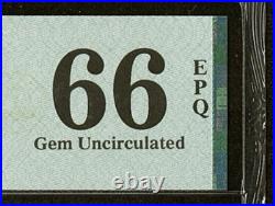 PMG GemUNC 66 $10 Confederate States Chemicograph Banknote Civil War Paper Money