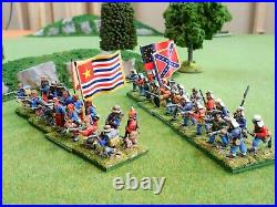 Painted 28mm Confederate Zouave Civil War Brigade (C-101)