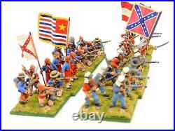 Painted 28mm Confederate Zouave Civil War Brigade (C-101)