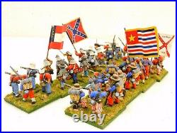 Painted 28mm Confederate Zouave Civil War Brigade (C-101)