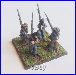 Painted Confederate 28mm 25mm civil war army