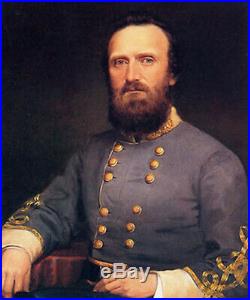 Painting Confederate Stonewall Jackson America Civil War Virginia Old Blue Light