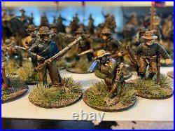 Perry Expertly Painted American Civil War 28mm Confederate Cavalry 41 miniatures