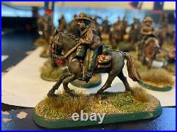 Perry Expertly Painted American Civil War 28mm Confederate Cavalry 41 miniatures