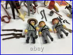 Playmobil Sets 3783 3056 3785 Confederate Soldiers Artillery Wagon Civil War
