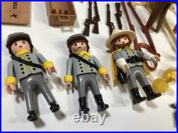 Playmobil Sets 3783 3056 3785 Confederate Soldiers Artillery Wagon Civil War