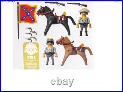 Playmobil Sets 3783 3056 3785 Confederate Soldiers Artillery Wagon Civil War