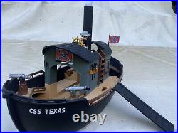 Playmobil confederate Civil War Southern Custom Western Ship