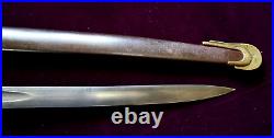 Pre CIVIL War Confederate Foot Officer Sword Made By Derby Nashville 1860 1 Of 5