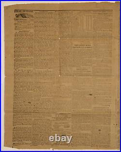 Pro-Confederate Newspaper The Christian Banner From Fredericksburg, Virginia