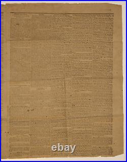 Pro-Confederate Newspaper The Christian Banner From Fredericksburg, Virginia