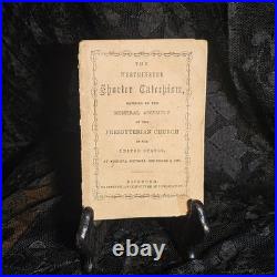 RARE 1862 Confederate Imprint Westminster Shorter Catechism Richmond Civil War