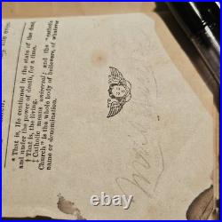 RARE 1862 Confederate Imprint Westminster Shorter Catechism Richmond Civil War