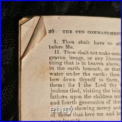 RARE 1862 Confederate Imprint Westminster Shorter Catechism Richmond Civil War