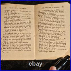 RARE 1862 Confederate Imprint Westminster Shorter Catechism Richmond Civil War