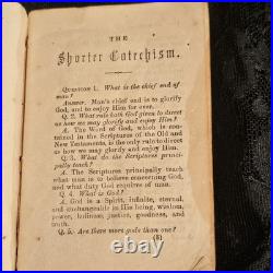 RARE 1862 Confederate Imprint Westminster Shorter Catechism Richmond Civil War