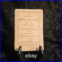 RARE 1862 Confederate Imprint Westminster Shorter Catechism Richmond Civil War