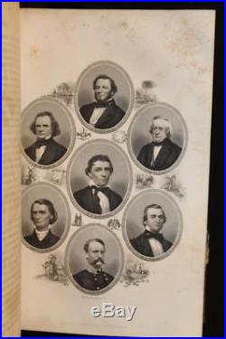 RARE 1866 1stEd THE LOST CAUSE CONFEDERATE CIVIL WAR ABRAHAM LINCOLN SLAVERY CSA