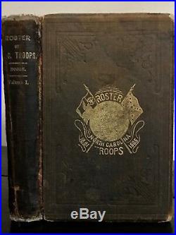 RARE 1882 Roster North Carolina Troops 1st/1st Moore V 1 CIVIL WAR CONFEDERATE