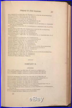 RARE 1882 Roster North Carolina Troops 1st/1st Moore V 1 CIVIL WAR CONFEDERATE