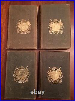 RARE 1882 Roster North Carolina Troops, Civil War, Confederate 4-Volume Set, CSA