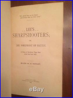 RARE 1899 Robert E. Lee's Mississippi Sharpshooters, Dunlop, Confederate CSA 1st