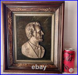 RARE ANTIQUE CIVIL WAR CONFEDERATE ARMY SIGNAL CORPS IRON FUEL CANTEEN WithHANDLE