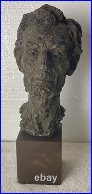 RARE ANTIQUE CIVIL WAR CONFEDERATE ARMY SIGNAL CORPS IRON FUEL CANTEEN WithHANDLE