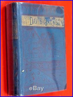 RARE CIVIL WAR BOOK Jefferson Davis CONFEDERATE ARMY Stonewall Jackson 1st ED