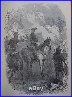 RARE CIVIL WAR BOOK Jefferson Davis CONFEDERATE ARMY Stonewall Jackson 1st ED