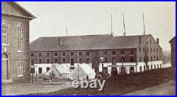 RARE! CIVIL WAR CONFEDERATE LIBBY PRISON with PRISONERS RICHMOND, VA CIRCA APR 1864