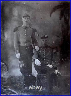 RARE! CIVIL WAR CONFEDERATE SOUTH CAROLINA INFANTRY OFFICERS TINTYPE PHOTO c1863